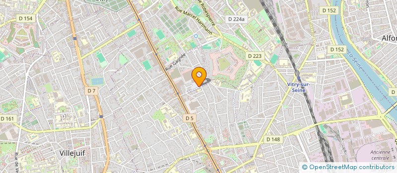 localisation de l'entreprise ASSOCIATION DE PROCESSUS DE DEVELOPPEMENT DU VILLAGE LOUMBAMA à VITRY-SUR-SEINE