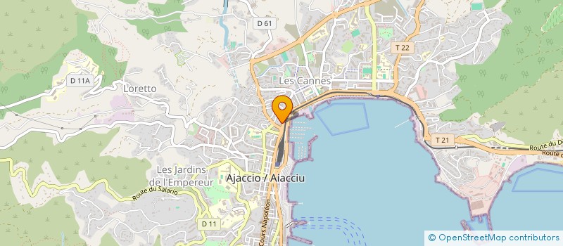 localisation de l'entreprise ASSOCIATION DE PRODUCTEURS, ARTISANS ET ARTISTES DE CORSE HEDAQUI à AJACCIO