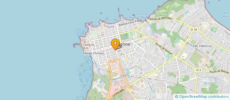 localisation de l'entreprise ASSOCIATION DE PRODUCTEURS DITE NON COMMERCIALE (OPNC) - OPEG  CAYENNE