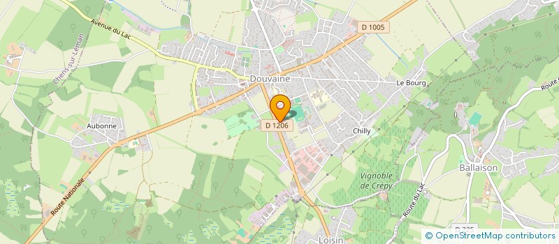 localisation de l'entreprise ASSOCIATION DE PROFESSIONNELS DE SANTE DU BAS CHABLAIS  DOUVAINE