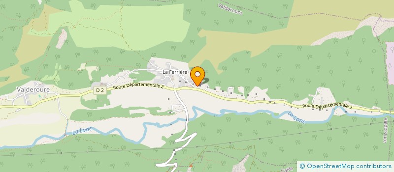 localisation de l'entreprise ASSOCIATION DE PROMOTION DE L AGRICULTURE ET DE GESTION FONCIERE FORESTIERE ET AGRI-ENVIRONNEMENTALE DU PARC NATUREL REG  VALDEROURE