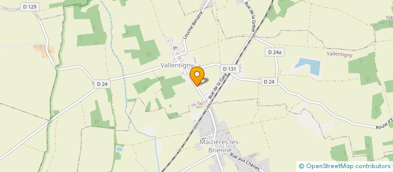 localisation de l'entreprise ASSOCIATION DE PROMOTION DE LA CHOUCROUTE LEGUME DE L'AUBE  BLIGNICOURT