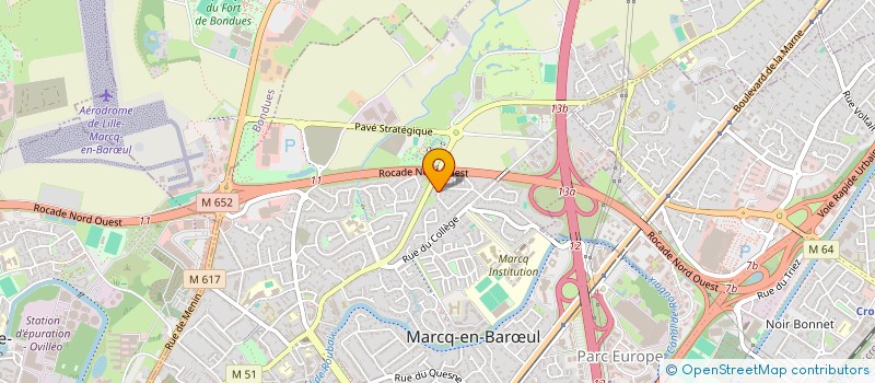 localisation de l'entreprise ASSOCIATION DE PROMOTION DE LA MEDECINE HYPERBARE à MARCQ-EN-BARŒUL