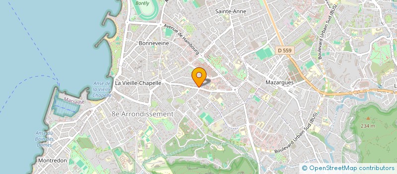 localisation de l'entreprise ASSOCIATION DE PROMOTION DE LA PROVENCE  MARSEILLE