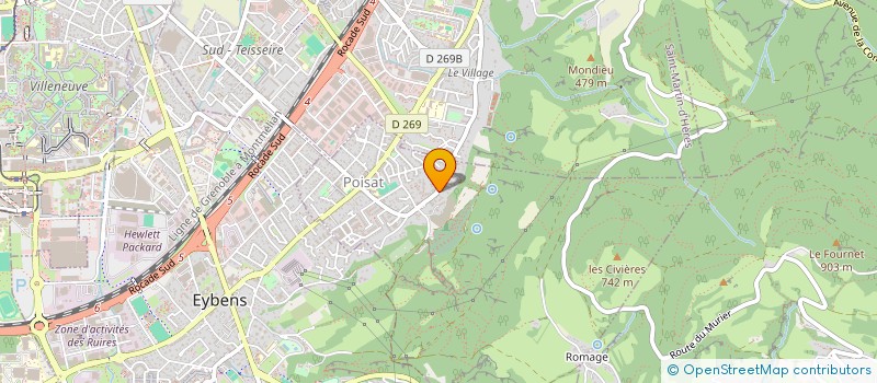 localisation de l'entreprise ASSOCIATION DE PROMOTION DE LA SCIENCE-FICTION FRANCOPHONE  POISAT