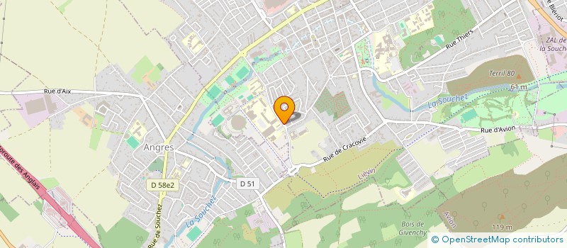 localisation de l'entreprise ASSOCIATION DE PROMOTION DES ACTIVITES PHYSIQUES SANTE ET HANDICAPS à LIEVIN