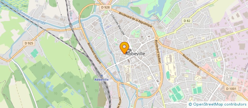 localisation de l'entreprise ASSOCIATION DE PROMOTION DES ECHANGES DESIGN EDITION ARTS à ABBEVILLE