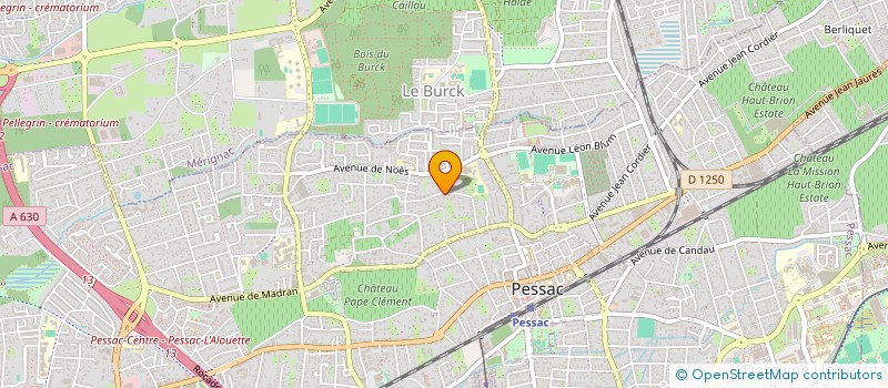 localisation de l'entreprise ASSOCIATION DE PROMOTION DES JEUNES ARTISTES à PESSAC