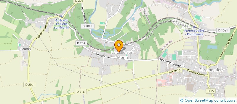 localisation de l'entreprise ASSOCIATION DE PROMOTION DES LAMPES POUR L'AMPLIFICATION INSTRUMENTALE (A.P.L.A.I.) à LA CELLE-SUR-MORIN