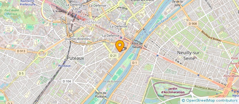 localisation de l'entreprise ASSOCIATION DE PROMOTION DES SOINS PSYCHIQUES EN INSTITUTIONS à PUTEAUX