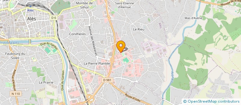 localisation de l'entreprise ASSOCIATION DE PROMOTION ET DE DEFENSE DES PRODUITS ISSUS DE LA FARINE LOU PAN D'OC  ALES