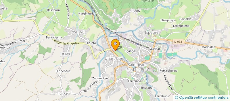 localisation de l'entreprise ASSOCIATION DE PROMOTION ET DE SOUTIEN LOGISTIQUE  UHART-CIZE