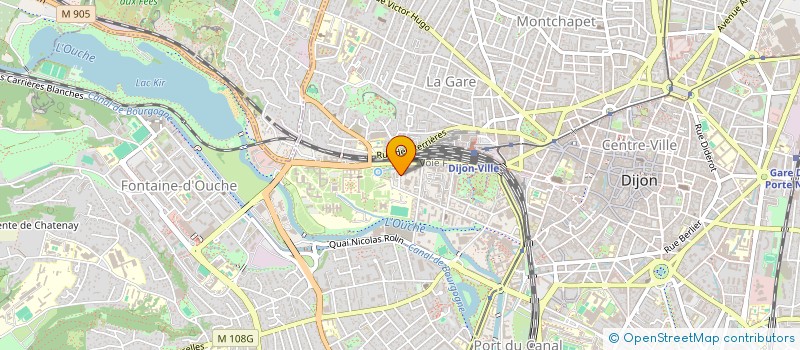 localisation de l'entreprise ASSOCIATION DE PROMOTION ET DIFFUSION DE POESIES CHANSONS ET MUSIQUES  'LES P'TITS BONHEURS  DIJON