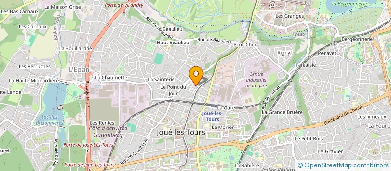 localisation de l'entreprise ASSOCIATION DE PROMOTIONS ET SERVICES INDEPENDANTS 37 à JOUE-LES-TOURS
