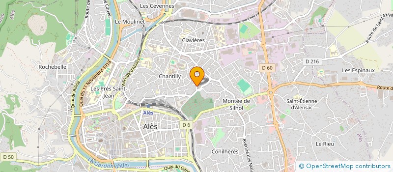 localisation de l'entreprise ASSOCIATION DE PROPRIETAIRES ENTRE GALEIZON SALANDRE  ALES