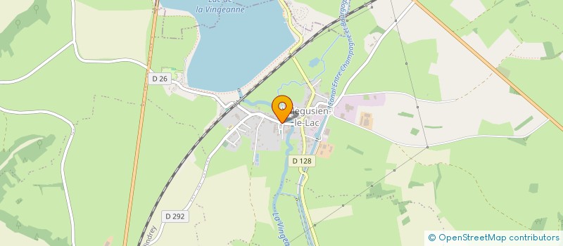 localisation de l'entreprise ASSOCIATION DE PROPRIETAIRES POUR LA CHASSE A PIEPAPE à VILLEGUSIEN-LE-LAC