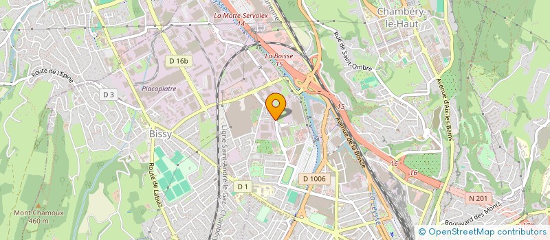 localisation de l'entreprise ASSOCIATION DE PROTECTION CIVILE DE LA SAVOIE - APC 73  CHAMBERY