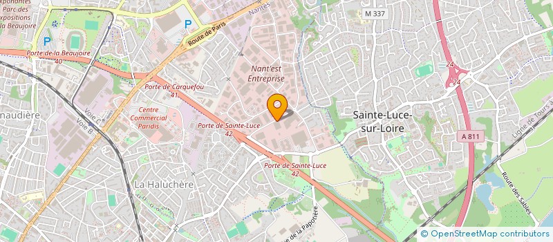 localisation de l'entreprise ASSOCIATION DE PROTECTION CIVILE DE LOIRE-ATLANTIQUE à NANTES