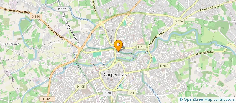 localisation de l'entreprise ASSOCIATION DE PROTECTION CIVILE DE VAUCLUSE  CARPENTRAS