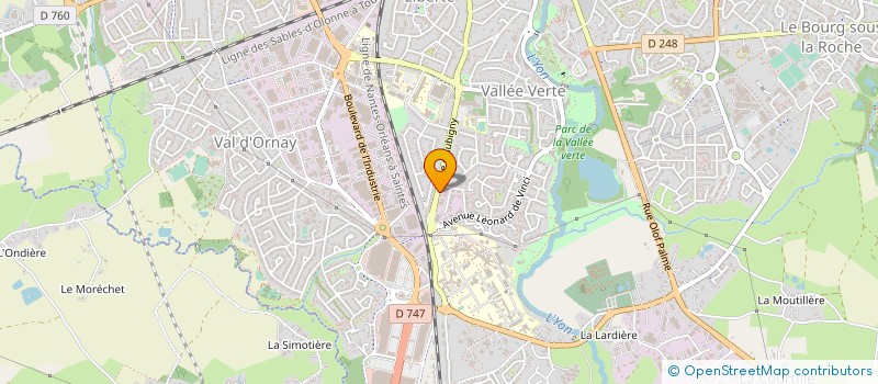 localisation de l'entreprise ASSOCIATION DE PROTECTION CIVILE DE VENDEE à LA ROCHE-SUR-YON