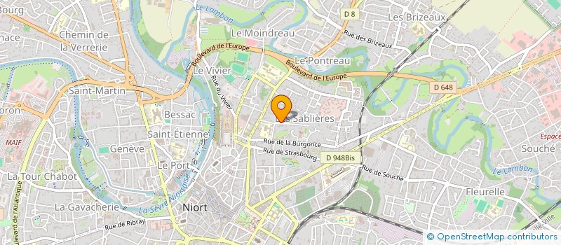 localisation de l'entreprise ASSOCIATION DE PROTECTION CIVILE DES DEUX SEVRES  SCIECQ