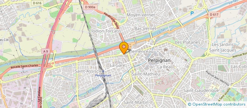 localisation de l'entreprise ASSOCIATION DE PROTECTION CIVILE DES PYRENEES-ORIENTALES  PERPIGNAN