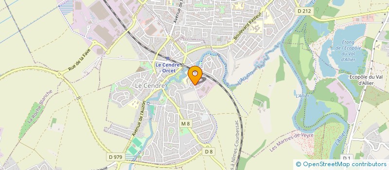 localisation de l'entreprise ASSOCIATION DE PROTECTION CIVILE DU PUY DE DOME  LE CENDRE