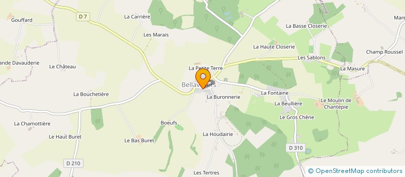 localisation de l'entreprise ASSOCIATION DE PROTECTION DE LA DIVERSITE BIOLOGIQUE à BELLAVILLIERS