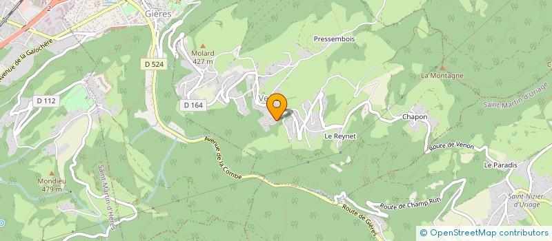 localisation de l'entreprise ASSOCIATION DE PROTECTION DES INSECTES POLLINISATEURS ET DE LA BIODIVERSITE DE VENON (APIBIV)  VENON