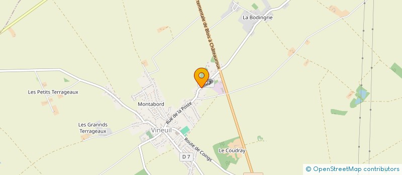 localisation de l'entreprise ASSOCIATION DE PROTECTION ET DE VALORISATION DU PATRIMOINE DU BERRY à VINEUIL