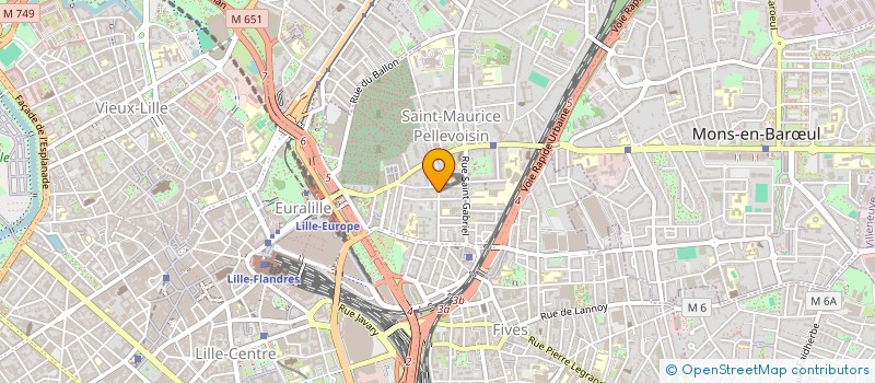 localisation de l'entreprise ASSOCIATION DE PSYCHOTHERAPIE à LILLE