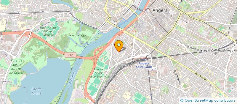localisation de l'entreprise ASSOCIATION DE QUARTIER DE LA BLANCHERAIE à ANGERS