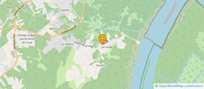 localisation de l'entreprise ASSOCIATION DE QUARTIER LA LEVEE  MATOURY