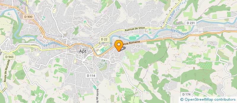 localisation de l'entreprise ASSOCIATION DE QUARTIER LE CLOS DES OLIVIERS à APT