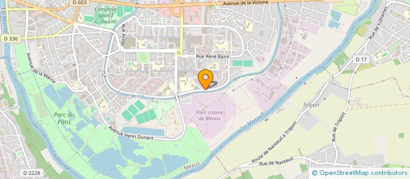 localisation de l'entreprise ASSOCIATION DE QUARTIER LES 3B DE MEAUX à MEAUX