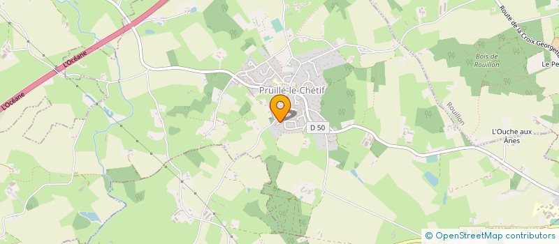 localisation de l'entreprise ASSOCIATION DE QUARTIER PETIT SAINT-GEORGES  PRUILLE-LE-CHETIF