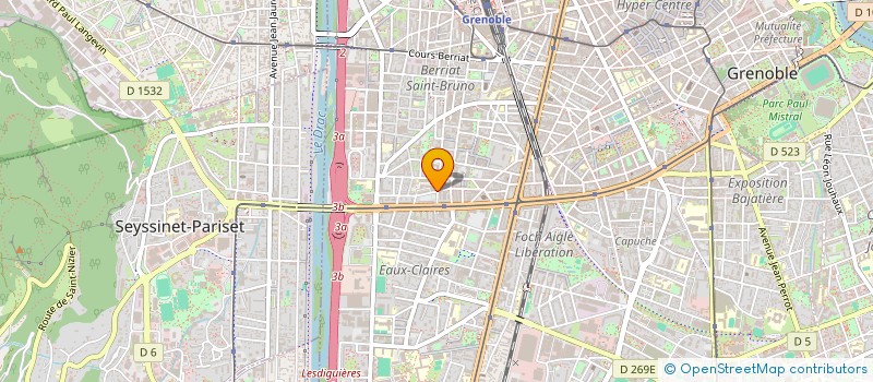 localisation de l'entreprise ASSOCIATION DE RECHERCHE CARDIO-VASCULAIRE DES ALPES à GRENOBLE