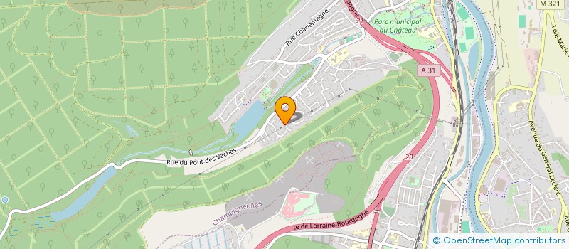 localisation de l'entreprise ASSOCIATION DE RECHERCHE EN ALLERGIE ALIMENTAIRE ET ENVIRONNEMENTALE  CHAMPIGNEULLES