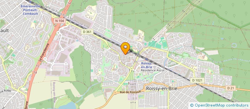 localisation de l'entreprise ASSOCIATION DE RECHERCHE EN DROIT FISCAL  ROISSY-EN-BRIE