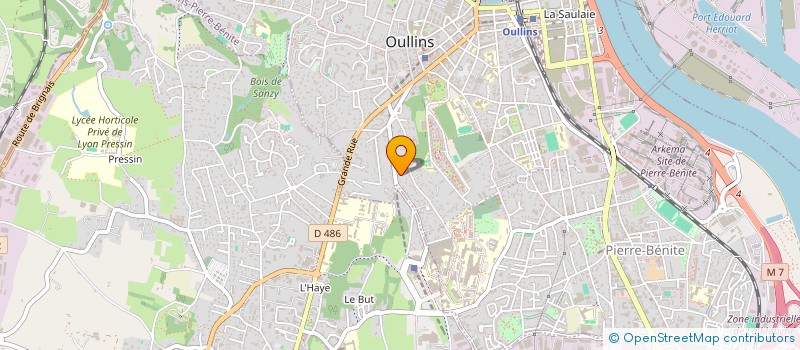 localisation de l'entreprise ASSOCIATION DE RECHERCHE EN ONCOLOGIE MEDICALE à OULLINS-PIERRE-BENITE