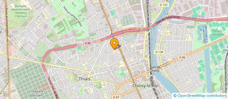 localisation de l'entreprise ASSOCIATION DE RECHERCHE EN SOCIOLOGIE à THIAIS