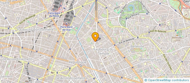 localisation de l'entreprise ASSOCIATION DE RECHERCHE ET D'ENSEIGNEMENT EN REANIMATION DE L'HOPITAL SAINT-LOUIS (RER-SLS)  PARIS