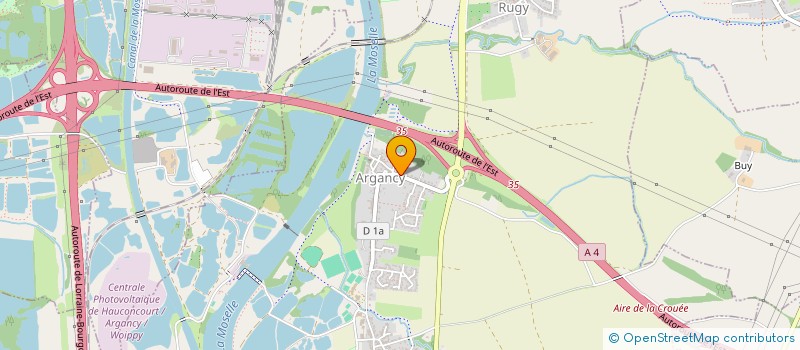 localisation de l'entreprise ASSOCIATION DE RECHERCHE POUR TRAVAILLER ENSEMBLE VERS UN AVENIR AUTREMENT  ARGANCY