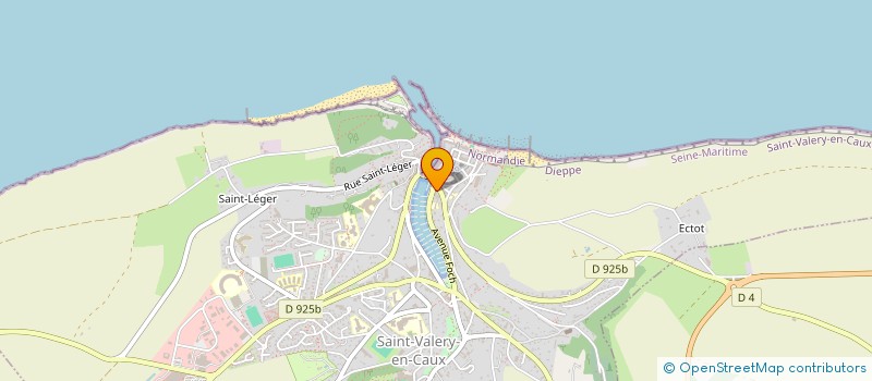 localisation de l'entreprise ASSOCIATION DE RECHERCHE SUR LE RUISSELLEMENT, L EROSION ET L A MENAGEMENT DU SOL  SAINT-VALERY-EN-CAUX