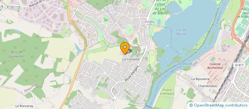 localisation de l'entreprise ASSOCIATION DE RECHERCHES ET D'ETUDES EN SANTE ENVIRONNEMENT  BOUCHEMAINE