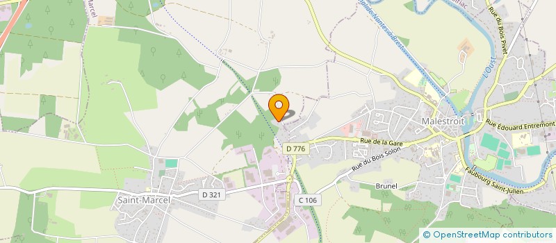 localisation de l'entreprise ASSOCIATION DE RECONSTITUTIONS DU CAMPS DE LA NOUETTE  SAINT-MARCEL