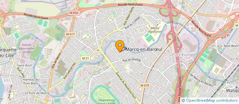 localisation de l'entreprise ASSOCIATION DE RECOUVREMENT DES CREANCES SOUVERAINS NON REMBOURSEES DE L ETAT GREC à MARCQ-EN-BARŒUL