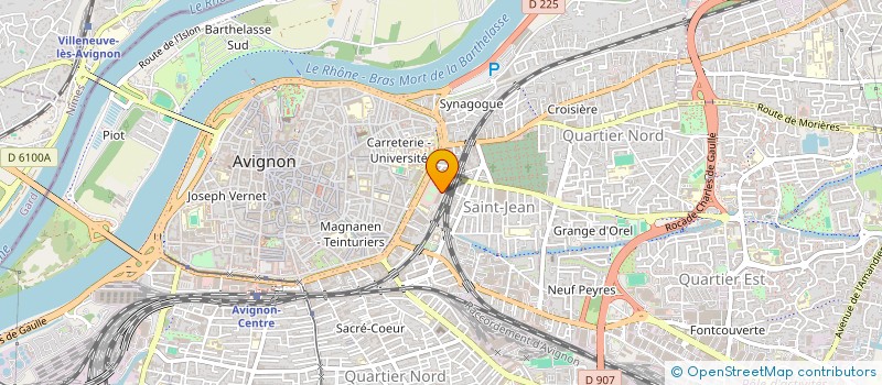 localisation de l'entreprise ASSOCIATION DE REFLEXION SUR LES DECHETS MENAGERS ET ASSIMILES DU BASSIN VAUCLUSO-RHODANIEN  AVIGNON