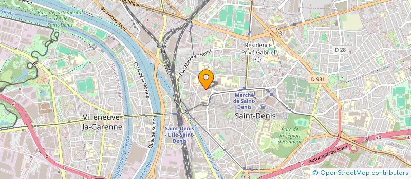 localisation de l'entreprise ASSOCIATION DE REINSERTION ET DE CREATION D'ENTREPRISES EN AFRIQUE à SAINT-DENIS