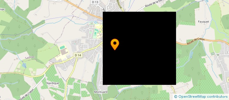 localisation de l'entreprise ASSOCIATION DE RESTAURATION DE L'EGLISE DE SADIRAC  SADIRAC